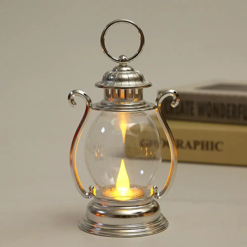 Portable Lamps Decorative Lights Retro LED String Lanterns Desk For Bedroom Living Room Tabletop Entryway Centerpiece Gift