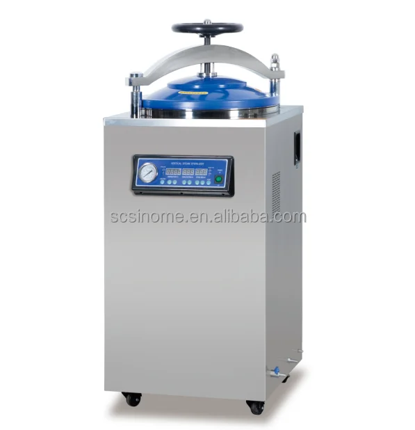 Hospital Laboratory Medical Autoclave 35/50/75/100L Hand-wheel Drying Vertical Pressure Steam Sterilizer Machine