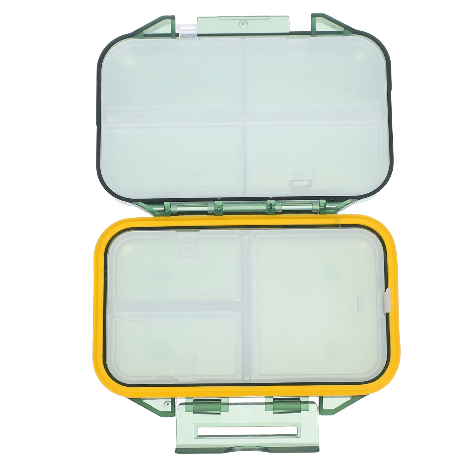 7 Compartments Portable Pill Organizer Dual-Layer Transparent Sealed Moisture Resistant Medicine Box Small Pill
