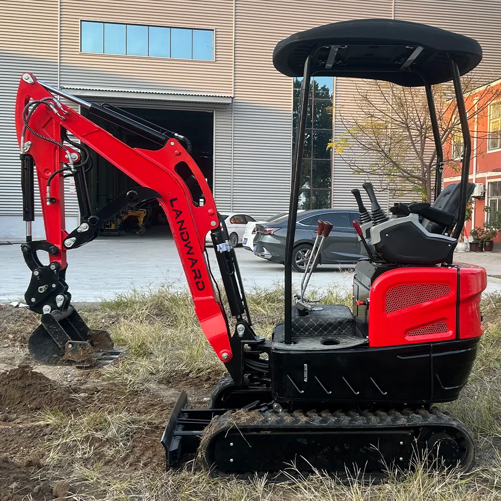 Europe Hot Selling Household Mini Digger 1600KG Small Hydraulic Crawler Excavator 1.6 Ton Farm Orchard Use Bagger EPA Customized