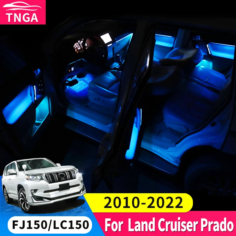 

For Toyota Land Cruiser Prado 150 Lc150 Fj150 2010-2022 Interior Decoration Lamp Atmosphere LED Light Upgraded Accessories