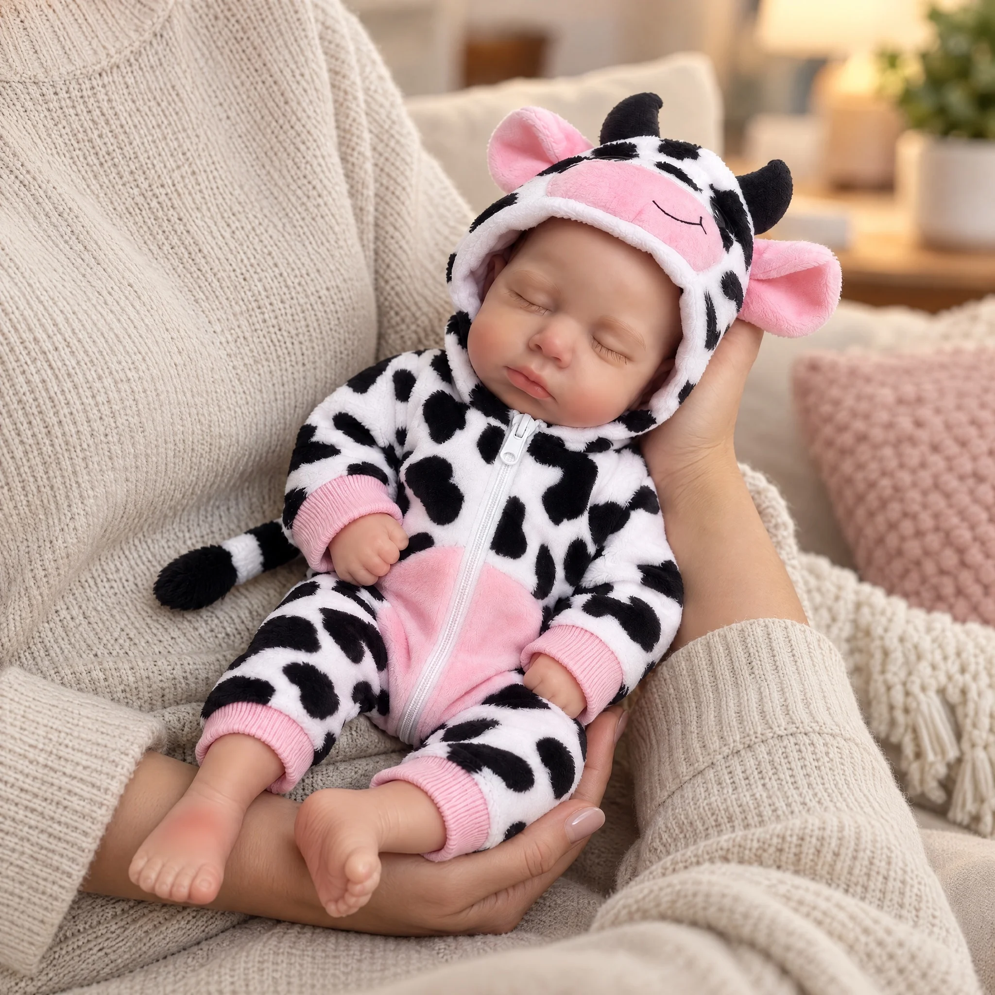 NPK 16inch Lifelike Loulou Full Solid Silicone Flexible Elastic Super Soft Cute Mouth Can Open Squish Silicone Reborn Bebe Doll