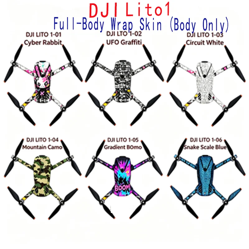 For DJI Lito 1 Single Body All Inclusive Sticker Waterproof Scratch Resistant And Wear Resistant Film For Drone LITO Accessory