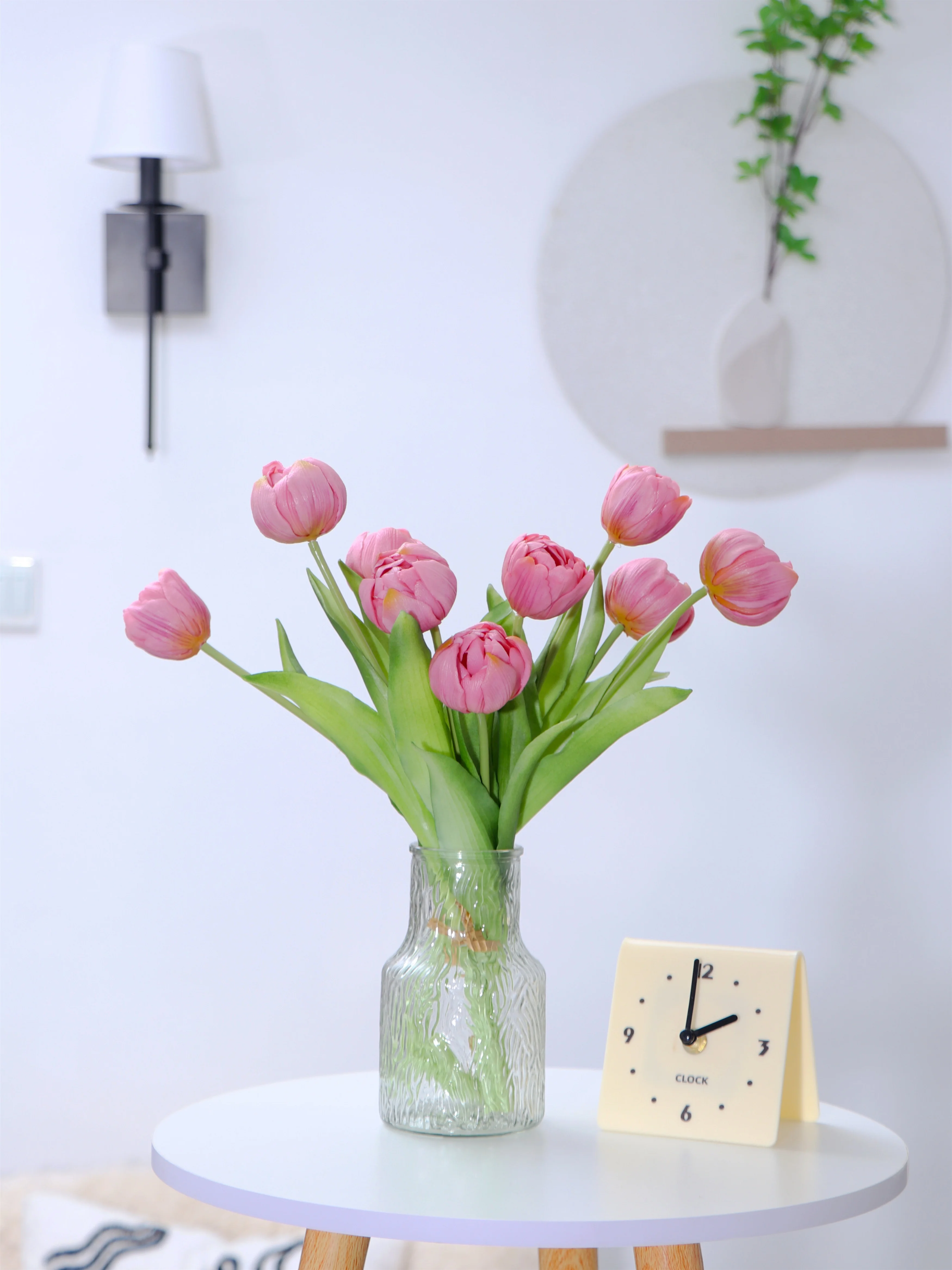 3pcs Premium Realistic Tulips Ultra-Realistic artificial Flowers Timeless for Home Table Garden Decor