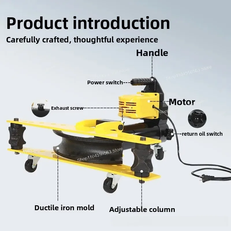DWG-2D Hydraulic Pipe Bending Machine Electric，Manual Bending Machine Steel Pipe Galvanized Pipe