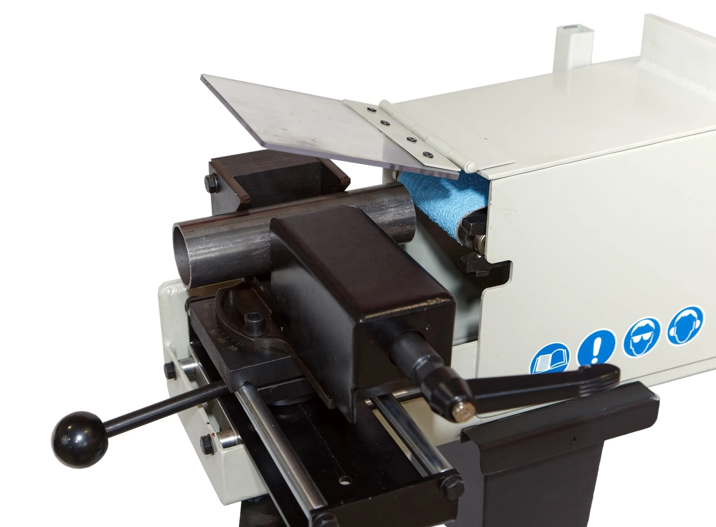 PRS-76 TTMC Pipe and Pipe Grooving Machine, Belt Grinder and Pipe Grooving Combination Machine