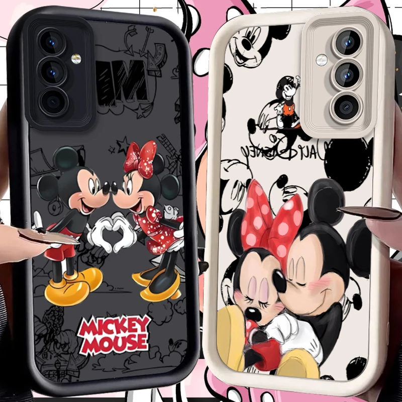 Disney Mickey Phone Case for Samsung Galaxy S24 S23 S22 S21 Ultra Plus S20 FE A54 A53 A52 A52S A51 A50 A50S A34 A33 A32 5G Cover