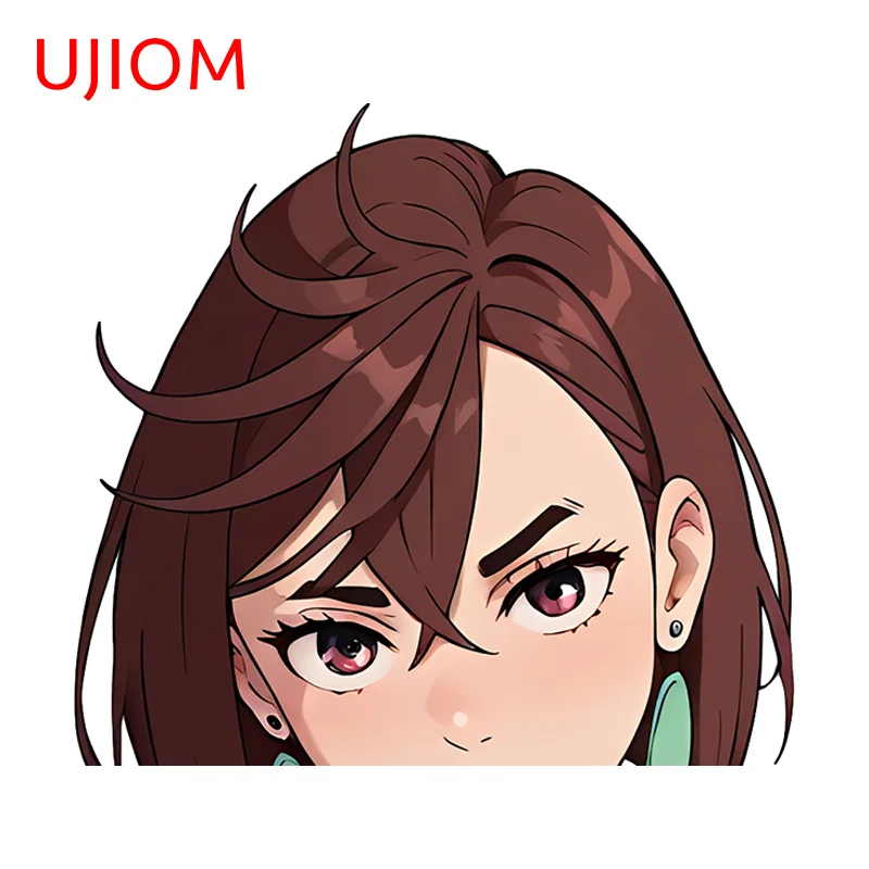 UJIOM Peeker Pretty Momo Ayase Waifu Wall Sticker Popular Amusing Unique Waterproof Vinly Decal Amusing Game Room Decoration