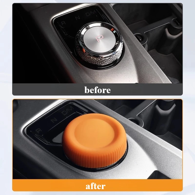For Haval Third-generation H6 First-generation DARGO 2021-2024 Knob Gear P Gear Button Silicone Protective Cover Interior Tools