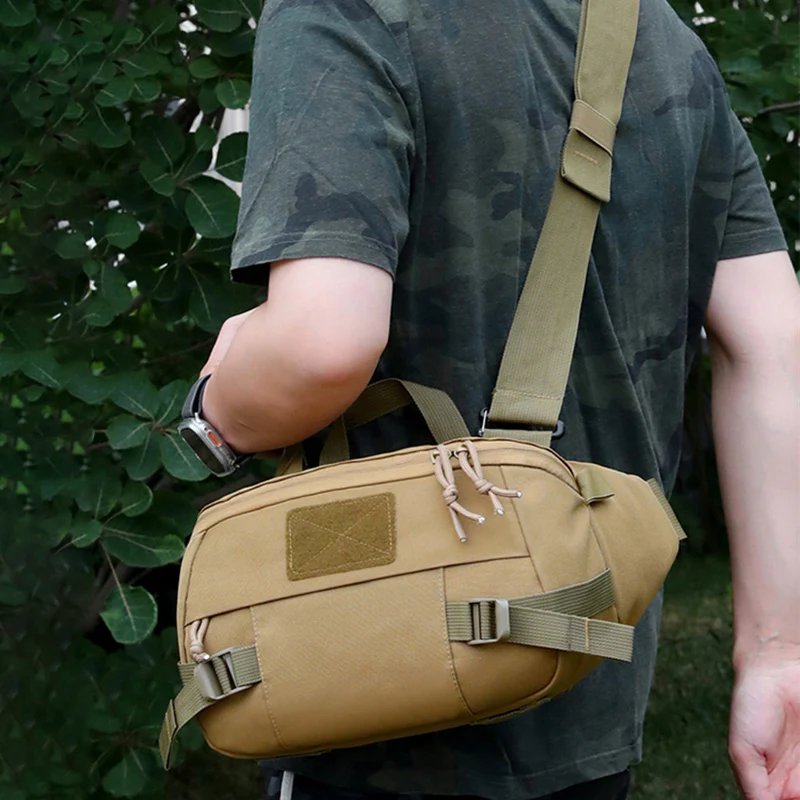 

Tactical Men Waist Bag Molle Climbing Hiking Camping Trekking Fishing Crossbody Bags Lure Outdoor Travel Sport Tackle Waist Pack