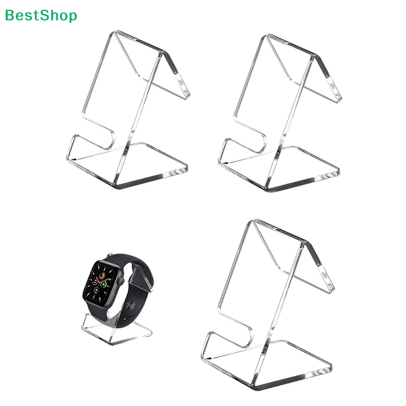 〔Rebecca〕Klarer Acryl-Uhrenständer, Desktop-Armbanduhren-Displayhalter für Smartwatches