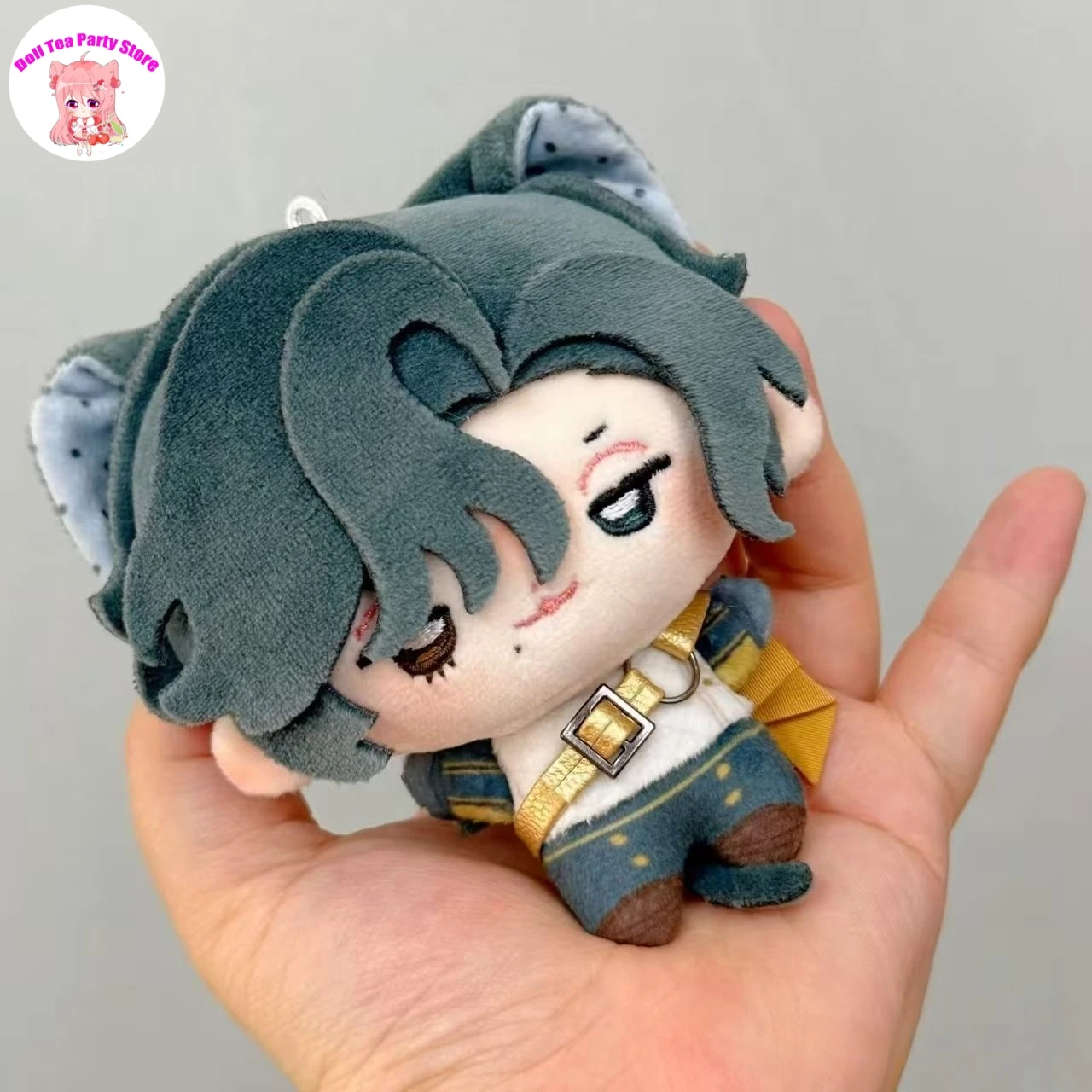 

Knight Doujin 10CM Cotton Doll Pendant Gift Anime Identity Ⅴ Richard Sterling Plush Toys Nunu Body Dolls Plushie