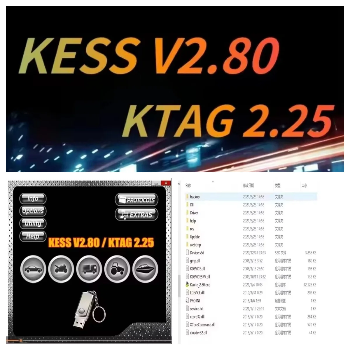 NEW KESS V2 KTAG Clone with Ksuite 2.80 Software ECU Programmer Tool for Car Chip Tuning And Diagnostic Compatible with Kess V5.