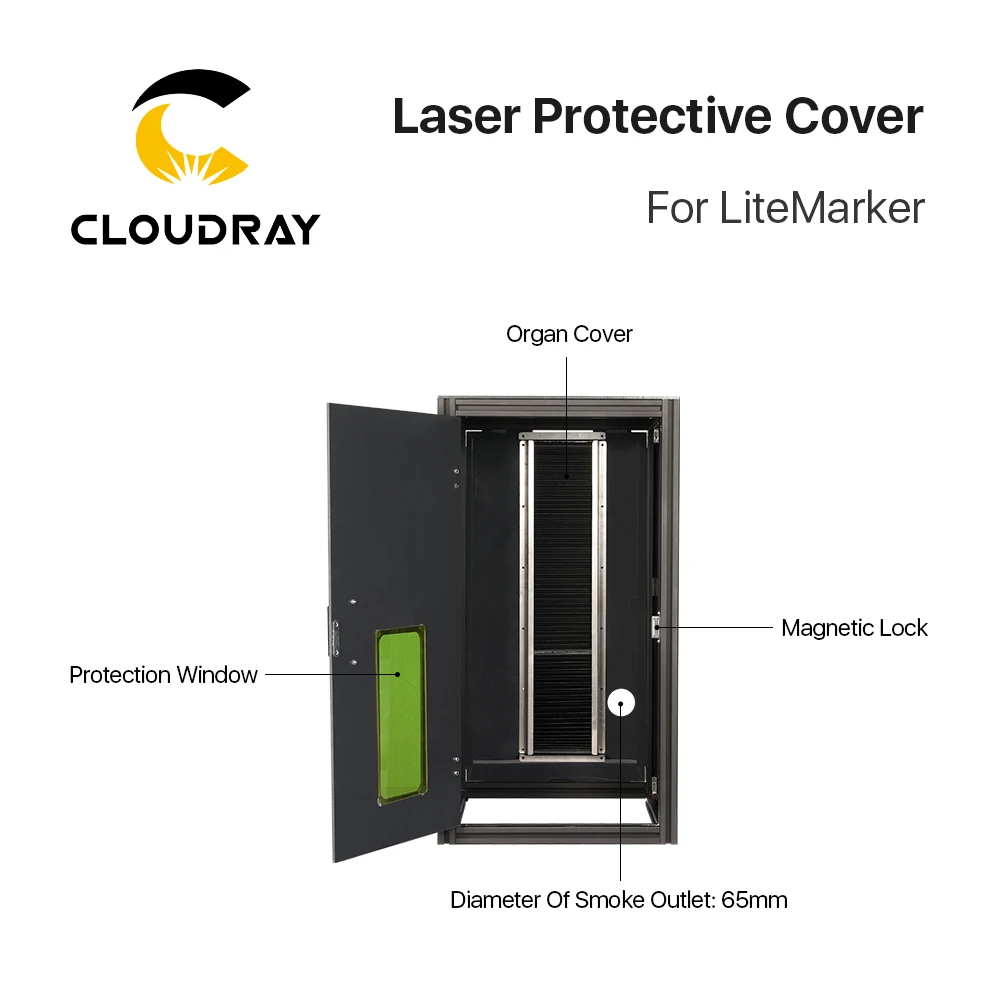 Cloudray Fiber Marking Machine Safety Enclosure for Lite Marker Protective Cover Laser Protection Protect Eyes And Skin