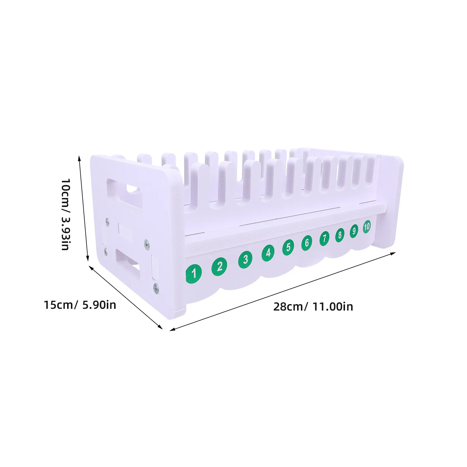 White Cell Phone Storage Classroom Cell Phone Holder Wooden Multiple Rack Organizer Box for Classroom and Office Desktop