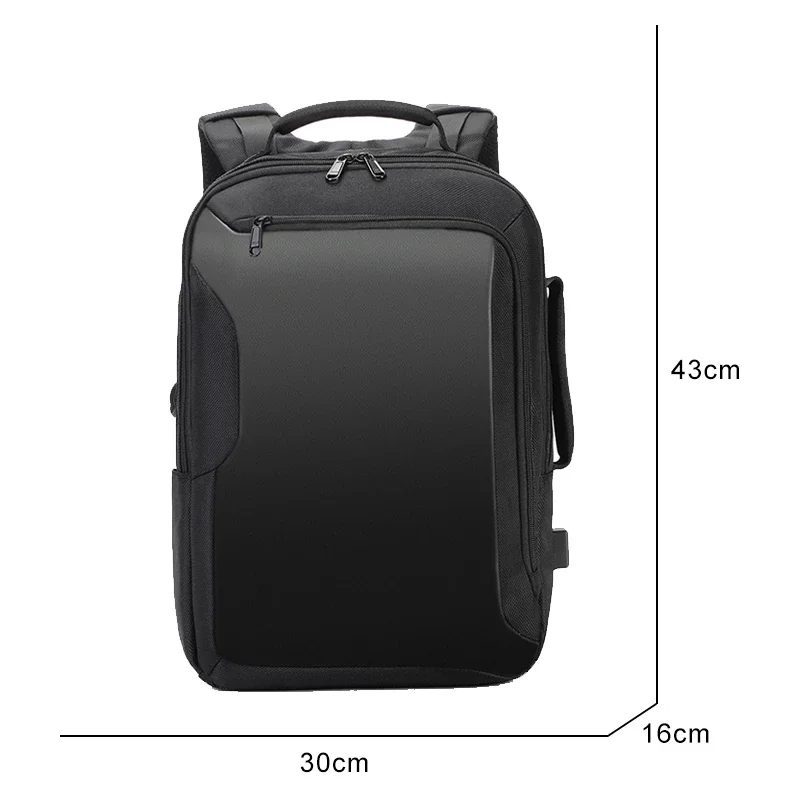 New Business Waterproof Backpack For Laptop 15\'6 Men USB Charging Multifunctional Rucksack Large-capacity Notebook Bag Mochila