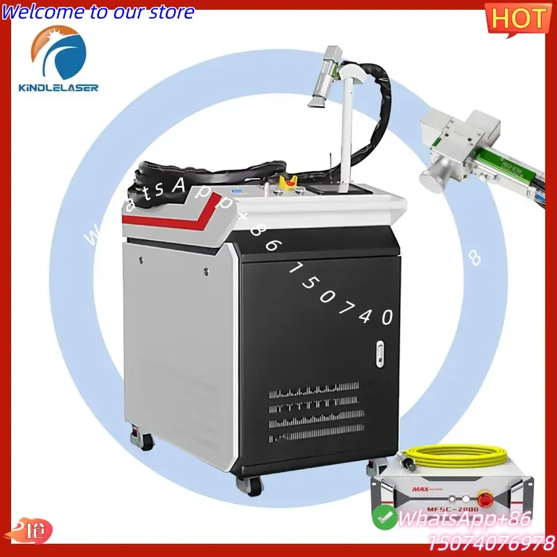 2026 CE Certified Rust 1000W 2000W 3000W Portable Cleaning Machine Fiber Continuous Cleaner Cleaner