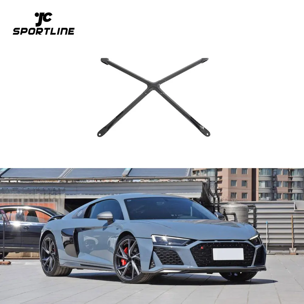 

R8 Prepreg Dry Carbon Fiber Engine X-Brace Balance Bar For Audi R8 2023