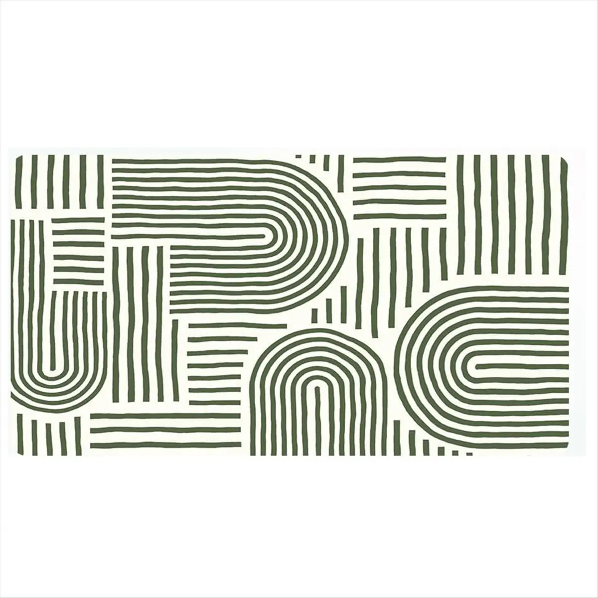 حصيرة قهوة جديدة لإخفاء البقع المطاطية الماصة لتجفيف الأطباق لطاولة المطبخ - تناسب تحت ماكينة صنع القهوة أو الآلة #2