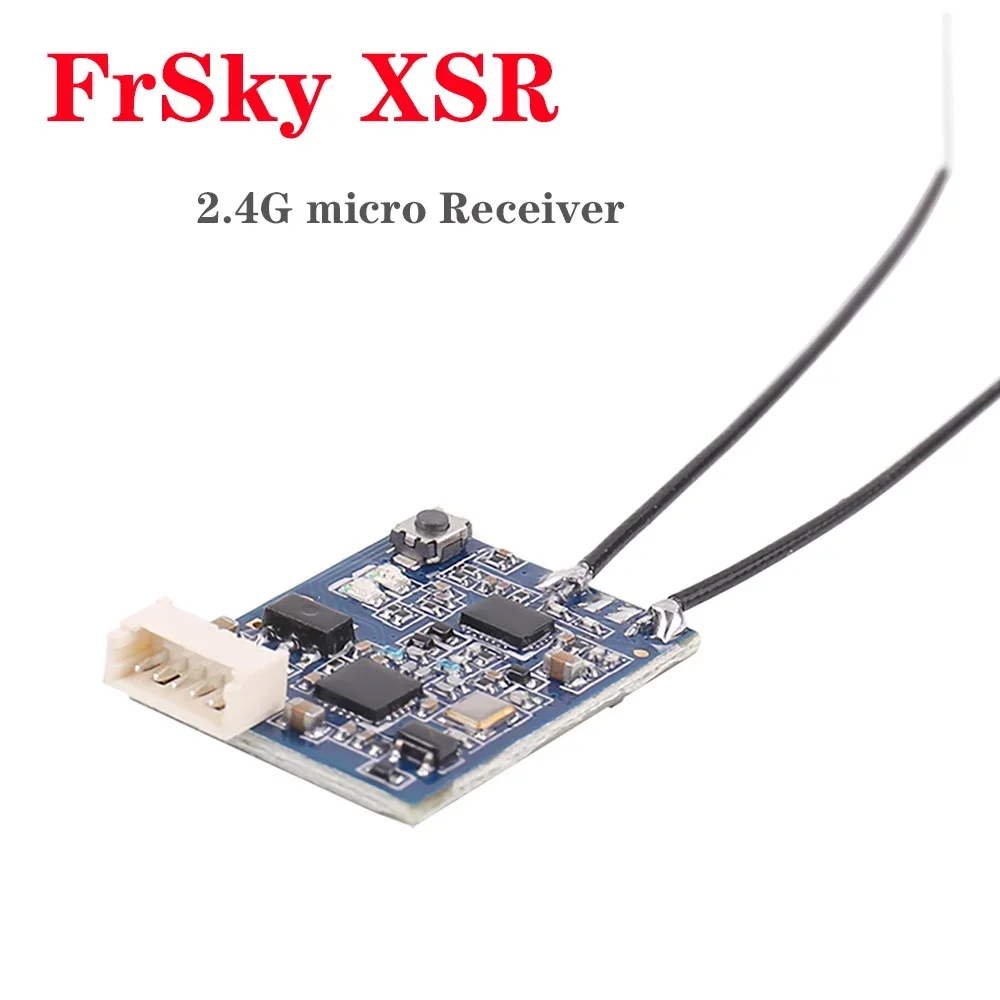 Receptor de Controle Remoto FrSky XSR, Receptor Micro 2.4G, 1-16 SBUS, Saída 1-8 CPPM, Compatível com FrSky X9D, X9E, X12S, RC FPV Drone Parts