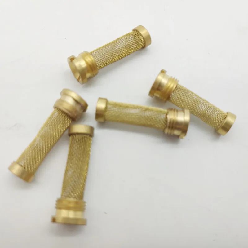 Excavator Brass Fuel Transfer Filter Element Copper Oil filter transfer pump filter hand oil pump filter