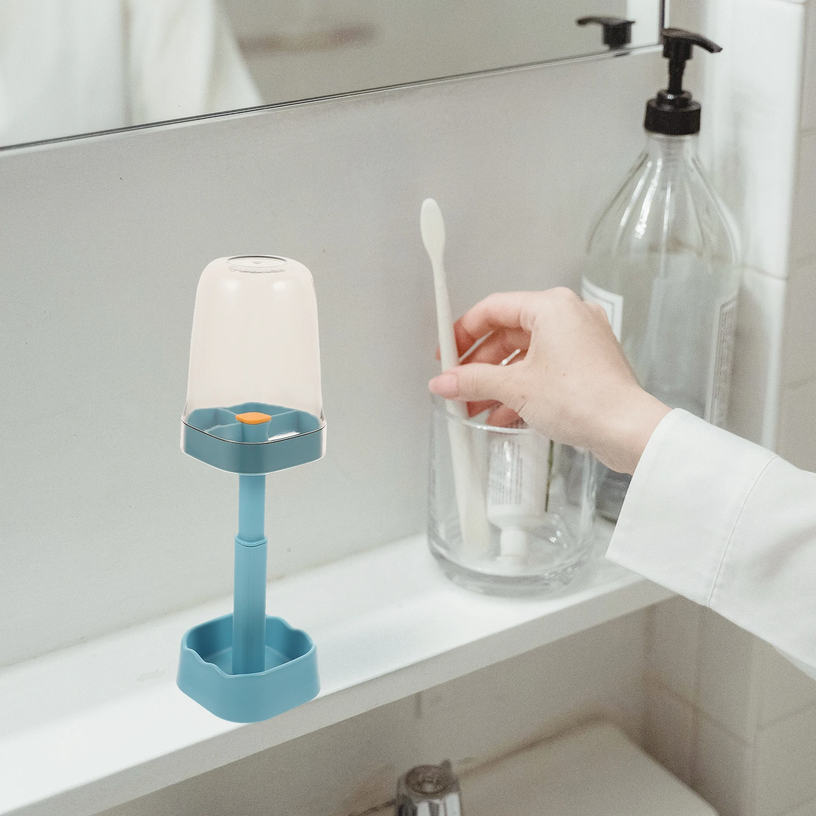 

Mouthwash Cup Set Toothbrush Toothpaste Holder Travel Case Electric Compact Lightweight Portable Storage Box Plastic