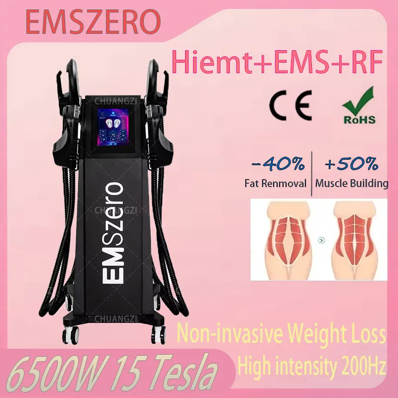 

6500W RF shaping machine EMS body fat shaping EMSZERO lifting hip muscles improve pelvic floor muscles