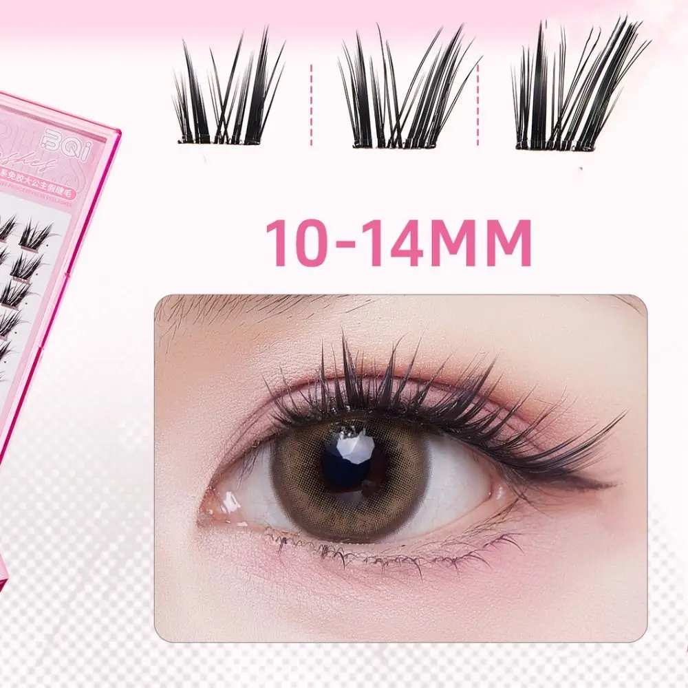 Extension Self-adhesive Lash Clusters DIY Reusable Glue Free False Lashes Individual Long Lasting Fake Eyelashes Grafting Lashes