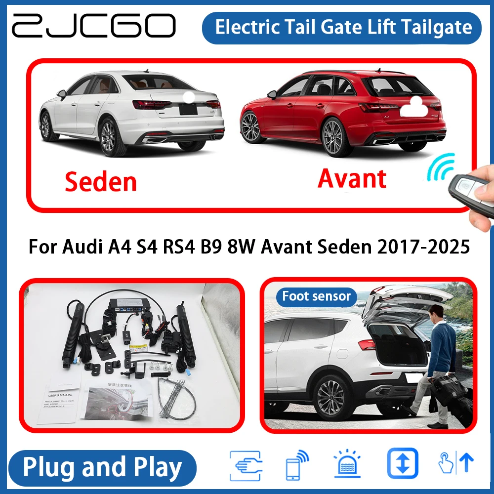 

for Audi A4 S4 RS4 B9 8W Avant Seden 2017-2025 Powered Tailgate Power Liftgate Electric Tail Gate Lift Assisting System
