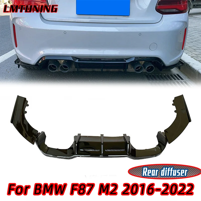 

Rear Bumper Diffuser Lip Guard Side Cover Splitter For BMW F87 M2 2016-2022 Lip Guard Protector Cover BodyKit Auto Accessories