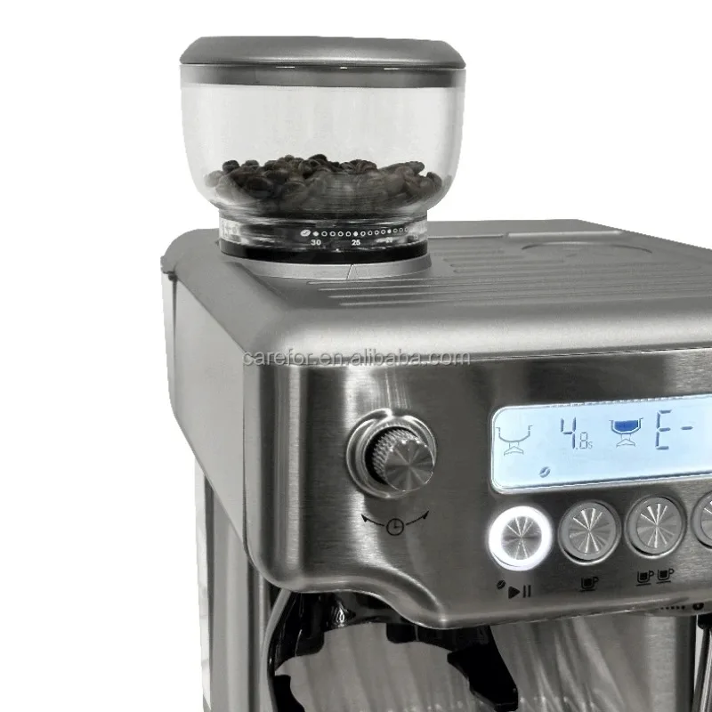 ماكينة صنع قهوة باريستا الاحترافية من فول إلى كوب، ماكينة قهوة اسبريسو، أفضل مع مطحنة