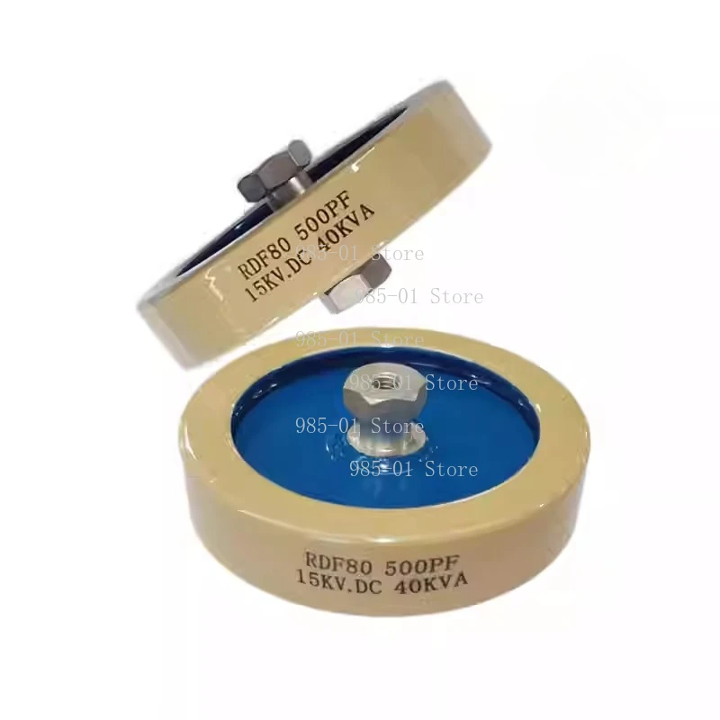 CCG81-1 DT60 200PF 15KV 60KVA High Frequency High Voltage Ceramic Capacitor New Original Round Porcelain