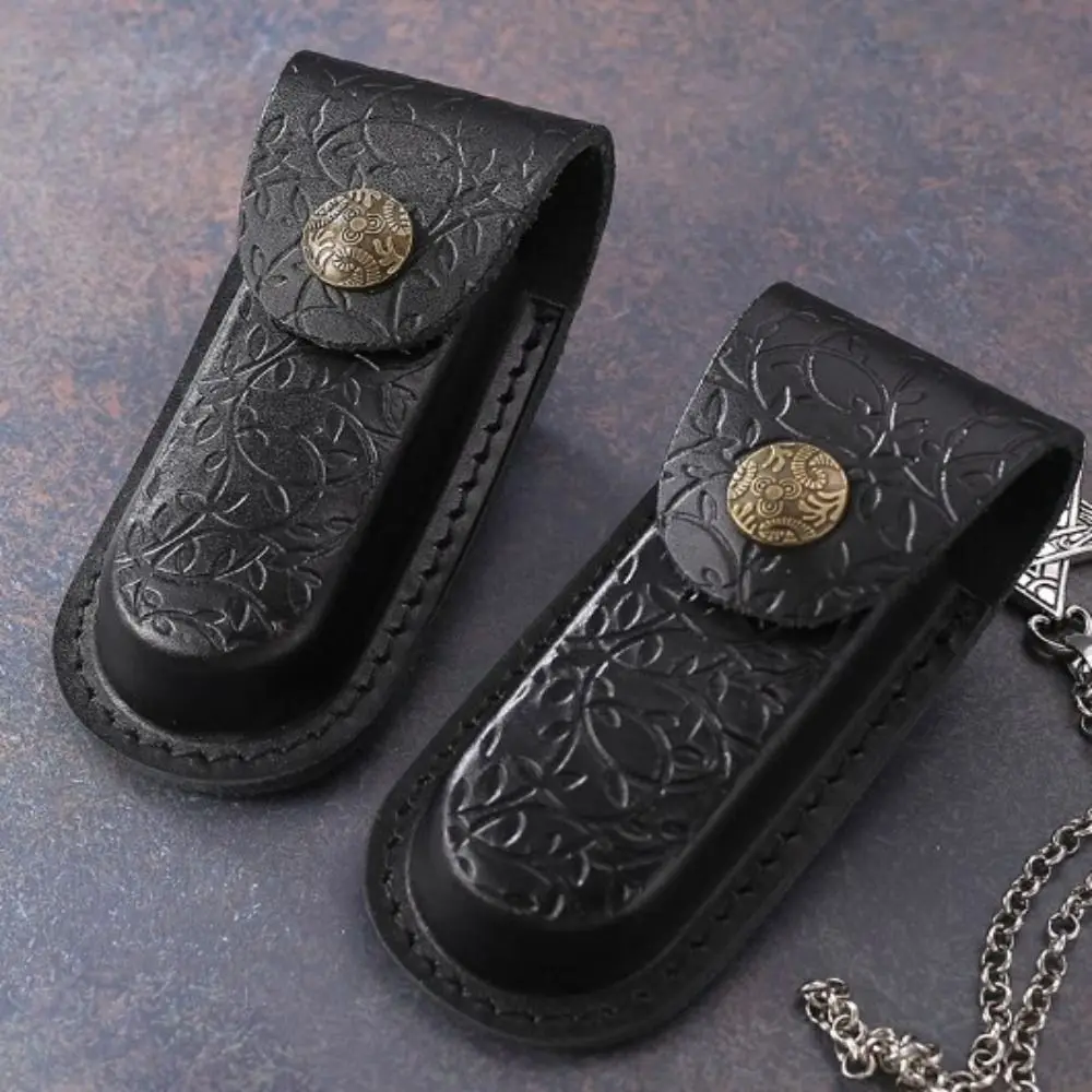 

New Black Waist Knife Scabbard Foldable 4 Styles Case Holder Leather Sheath Outdoor Tool