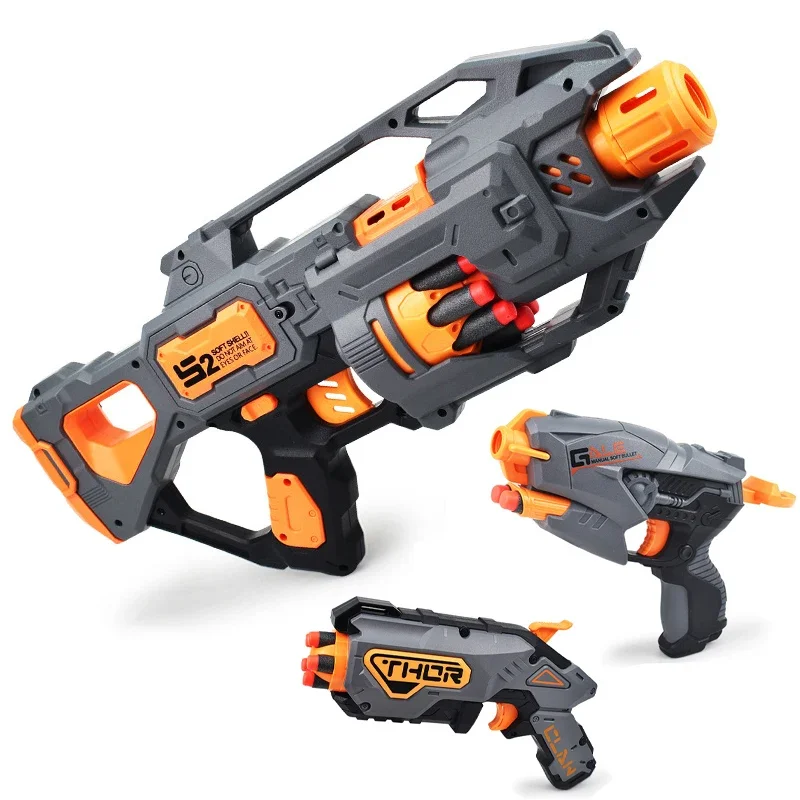 Tiro elétrico Soft Bullet Gun, Burst Rifle, EVA Soft Bullet, Dart Toy, Rifle, melhor presente de aniversário para crianças, novo, 2022