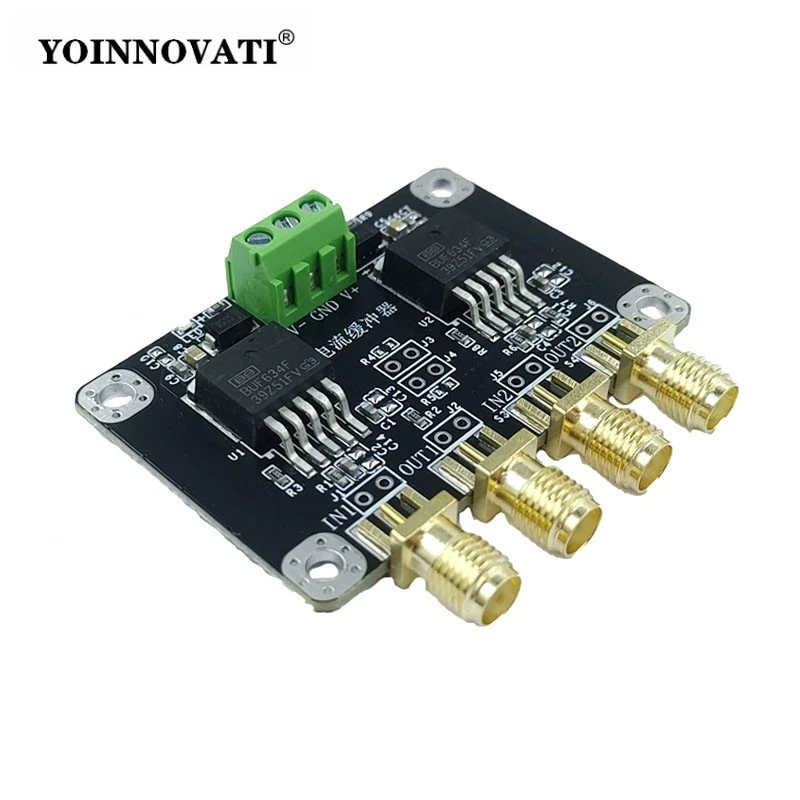 BUF634 Amplifier Module Dual Channel High Speed Voltage Buffer Board 150MHz Bandwidth for Audio Power Drive Precision OPAMP DIY