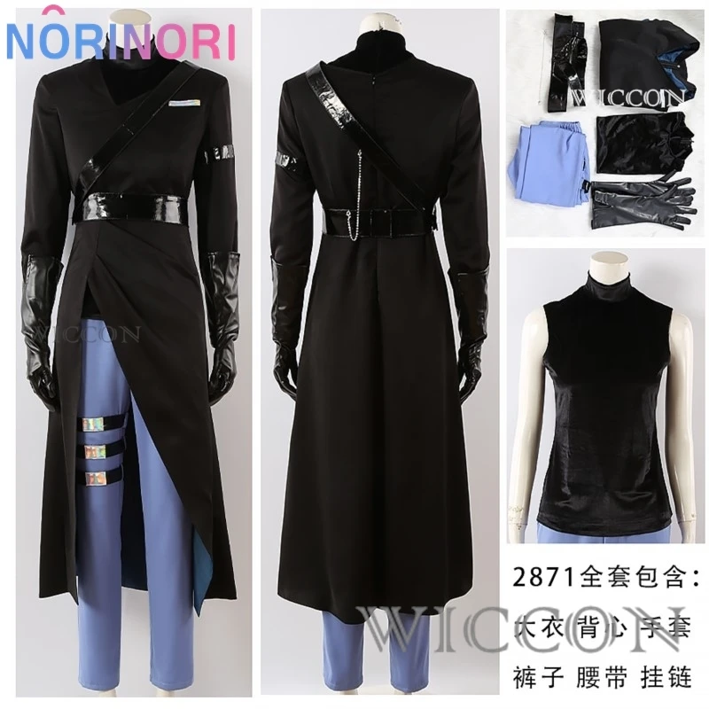 Alien Stage Anime Ivan Cosplay Black Sorrow Cosplay Black Wig Role Playing Party Pants Belt Halloween Carnival Costume Outfit image 2