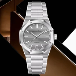 New Luxury 37MM Specht & Söhne Mechanical Watch For Man NH35 Movt Sapphire Crystal Grey Color Sports Wristwatch 100M Waterproof