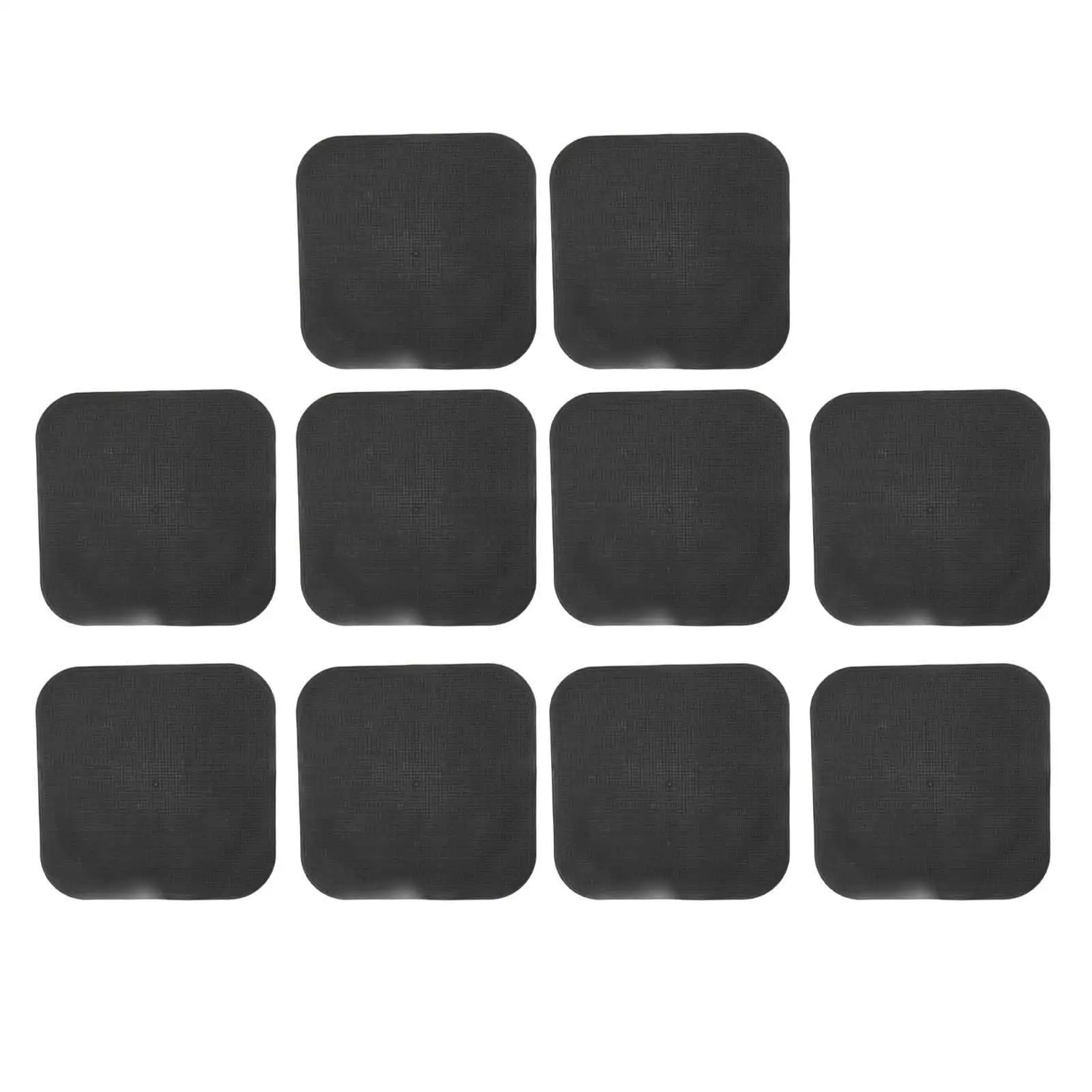 10PCS 23cm Soccer Spot Markers - Flat Square Dots for outdoor Training & Speed Drills - Durable PP Mats