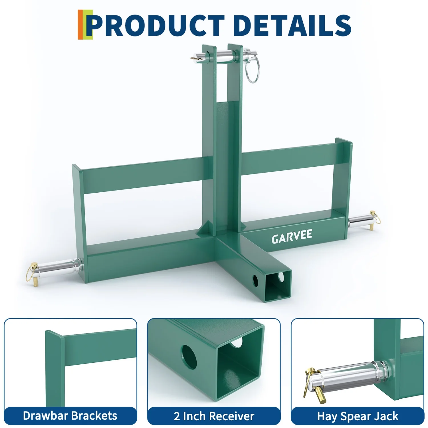 3 Point Hitch Receiver with 2