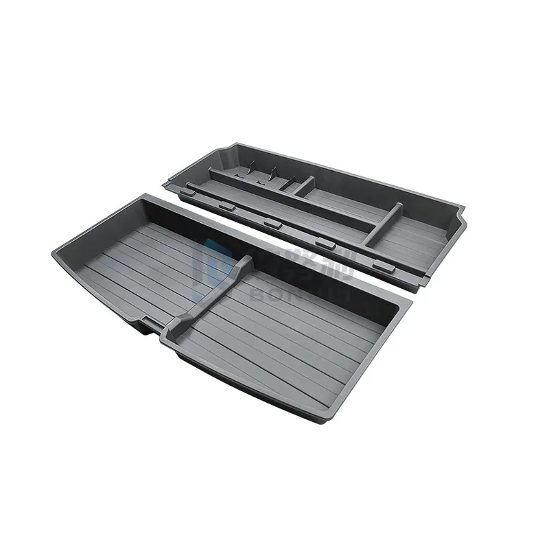 

Подходит для 2021-2024 Zeekr 001, задний багажник автомобиля, ящик для хранения, хвостовой ящик из АБС-пластика, высококачественный органайзер для багажника из полипропилена