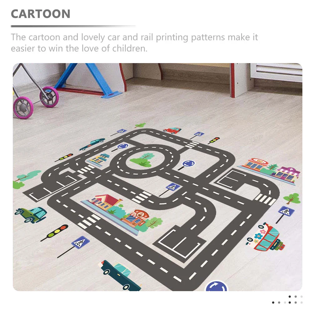 2 Sheets Car Track Stickers Children Room Decor Rv Wallpaper The Sign Rail Baby