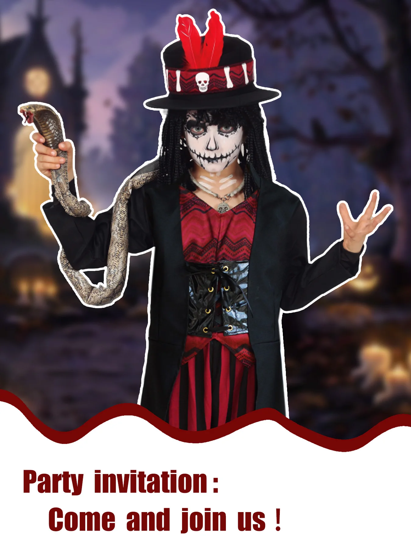 مجموعة الهالوين للأطفال أزياء تنكرية مضحكة للهالوين للأطفال والأولاد والبنات وحفلات أعياد الميلاد والهالوين