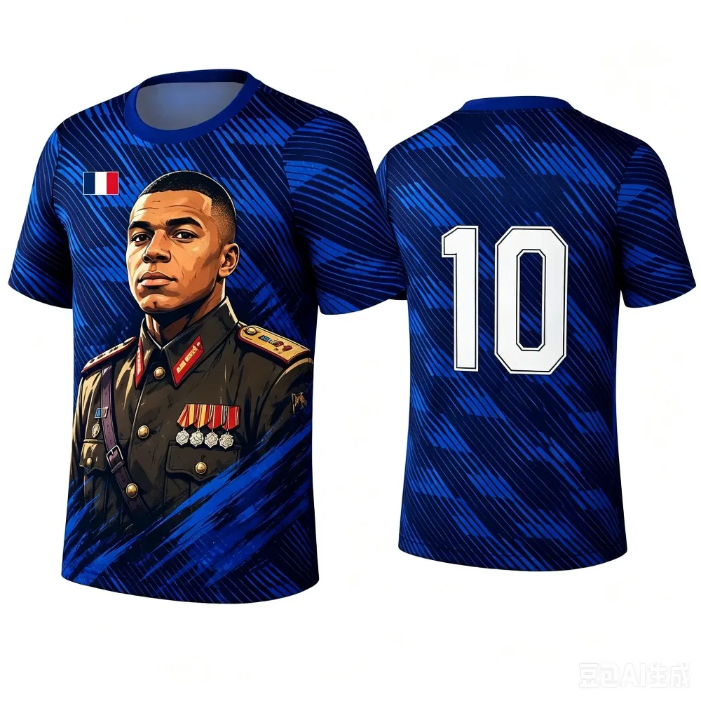 Kylian Mbappe Dictador 2026 Meme Graphic Jersey T-Shirt Men's Women's Y2k Popular Funny Football Tshirt Harajuku Mens T Shirts