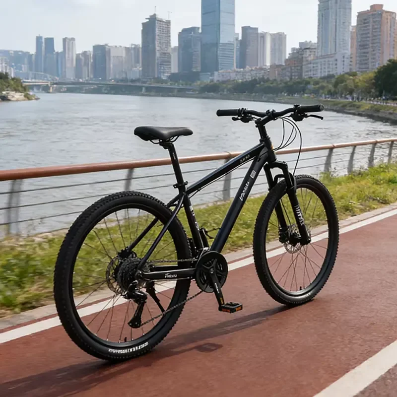 Ex-factory price available in stock, variable speed mountain bike, aluminum disc brake, with ordinary pedals