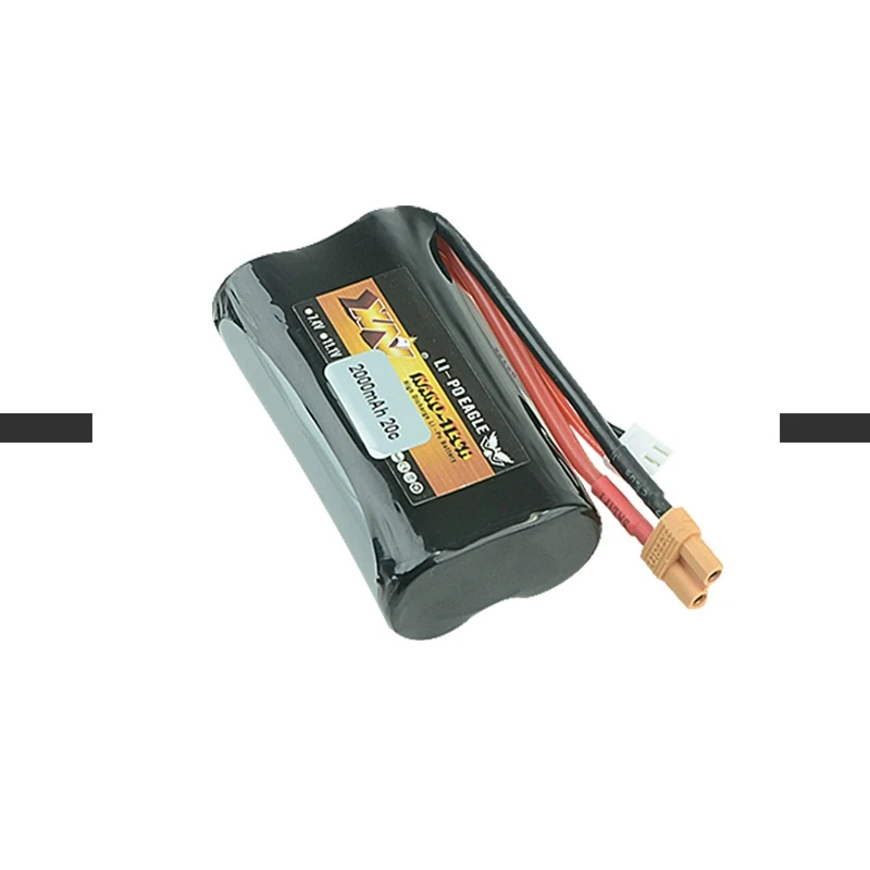 7.4V 2000mAh XT30 Plug Excavator Model Lithium Battery Pack