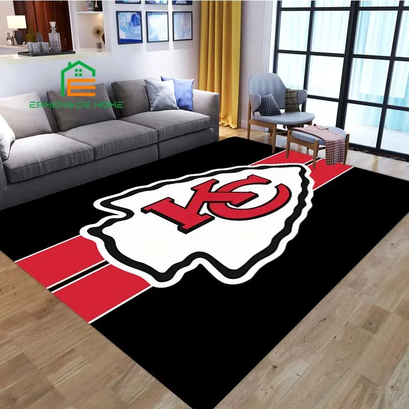 American Football Team Rug for Bedroom Living Room Carpets for Kitchen Floor Mats Home Decor Non-Slip Floor Pad Rug 8 Sizes