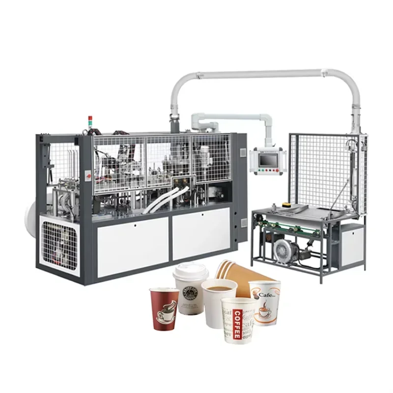 Hot Sell Carton Box Making Machines  Automatic 70-90pcs/min Paper Cup Making Machine Size Custom Fast Delivery