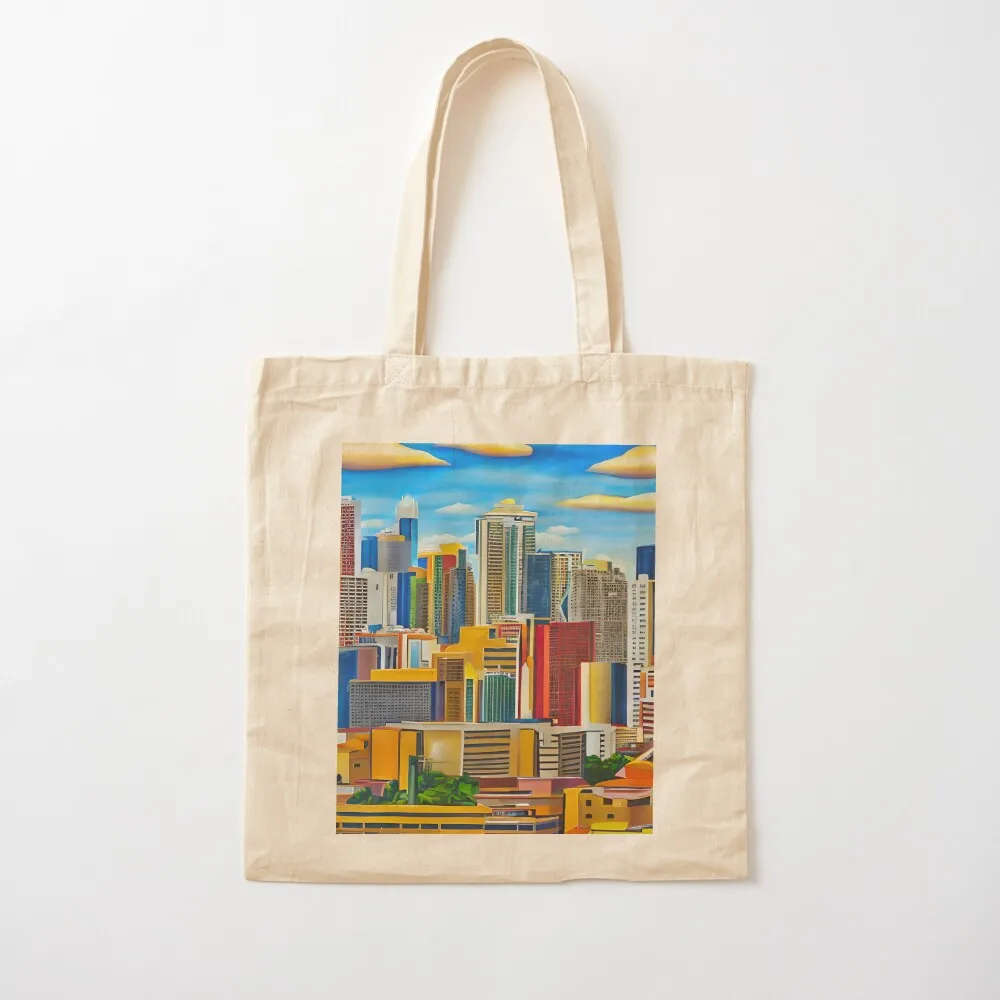 

Cali Colombia painting Tote Bag custom canvas bag Women's shopper Canvas Tote Bag