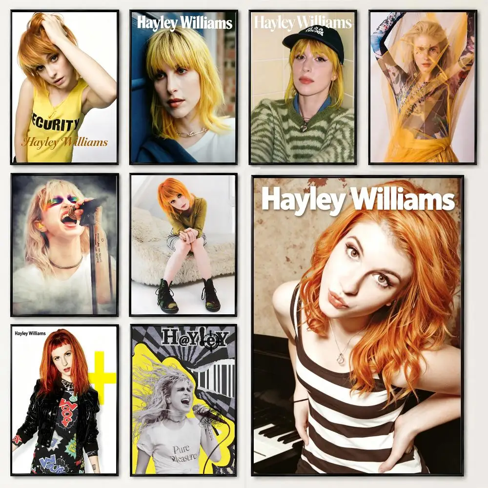 music Hayley Williams Poster HD poster black and white simple home decoration suitable for living room bedroom corridor and gift