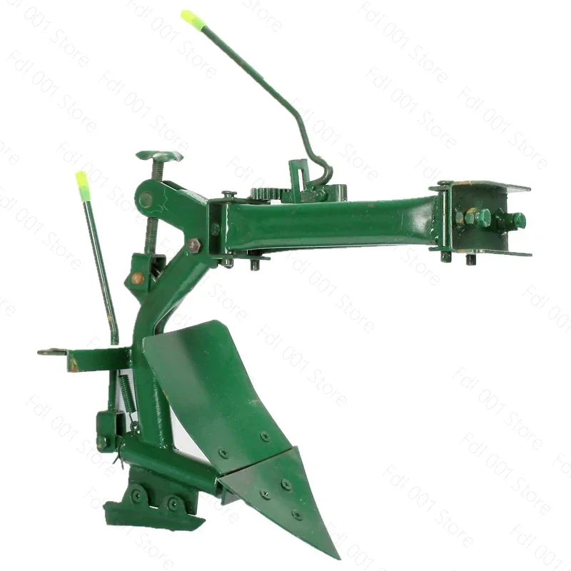 Mini Tiller Attachments Set Reversible Plow Ditcher Double-sided Plow Small Plowshare Soil Loosening Tool